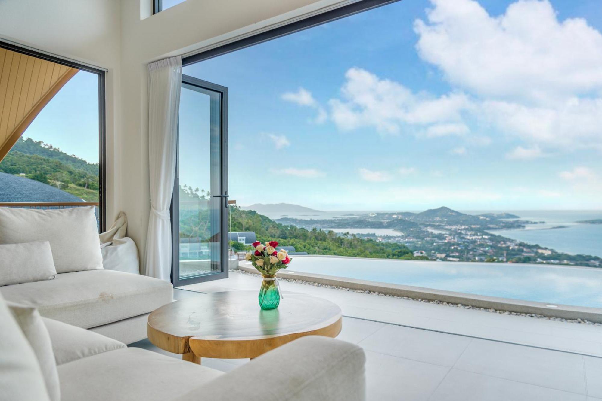 Samui Sky Cottage - 2Br Villa With Infinity Pool หน้าทอนเบย์ ภายนอก รูปภาพ